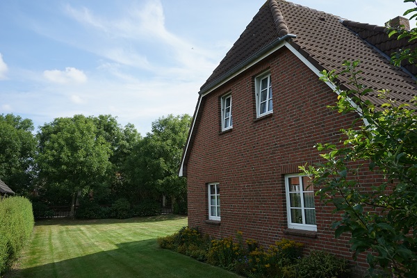 Westansicht der Ferienwohnung